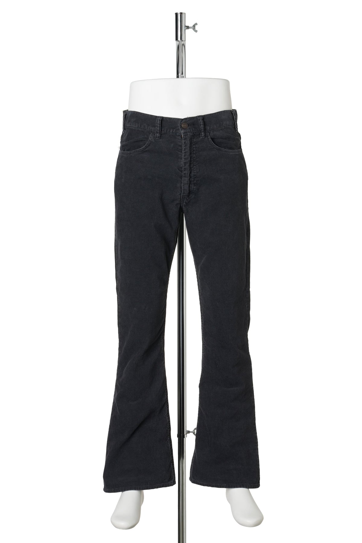 CORDUROY FLARE PANTS/FLARE / BLACK