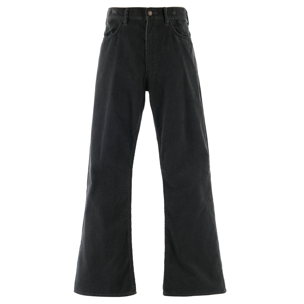 CORDUROY FLARE PANTS/FLARE / BLACK