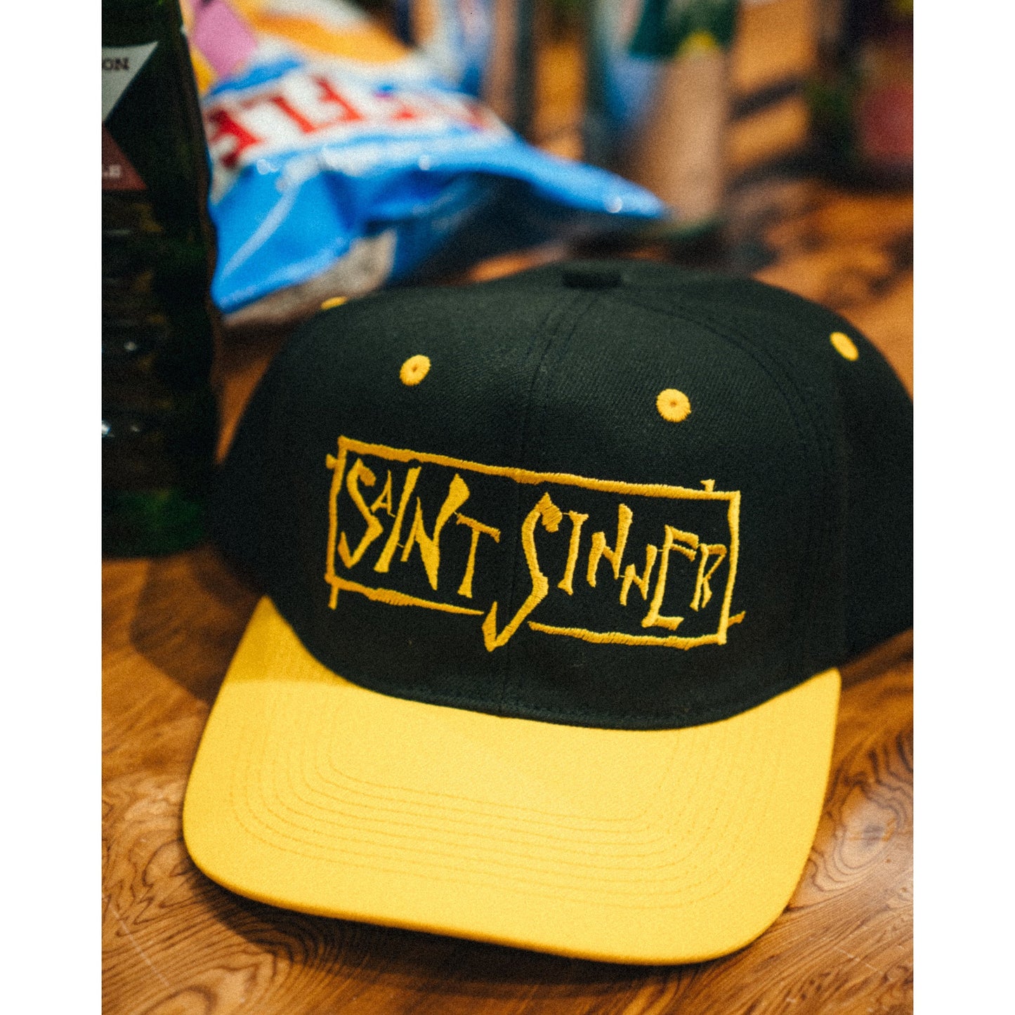 CAP/EYE / BLACK/YELLOW