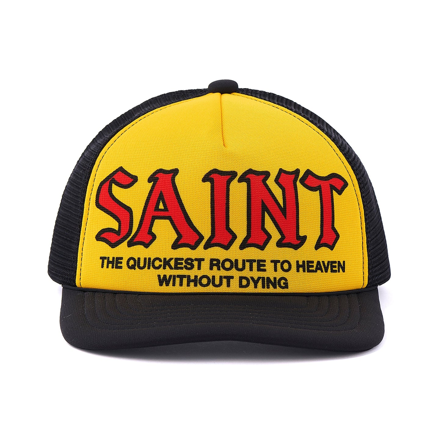 MESH CAP/SAINT / YELLOW+BLACK