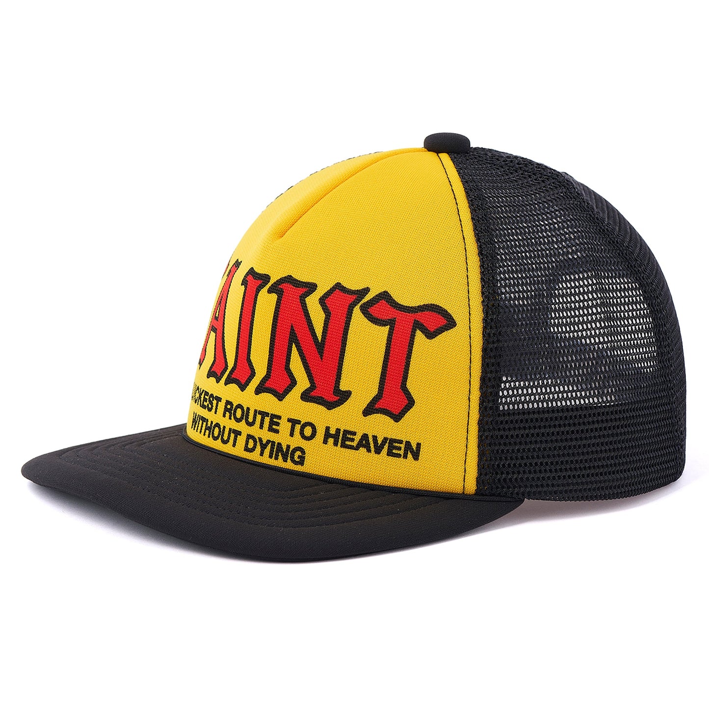 MESH CAP/SAINT / YELLOW+BLACK