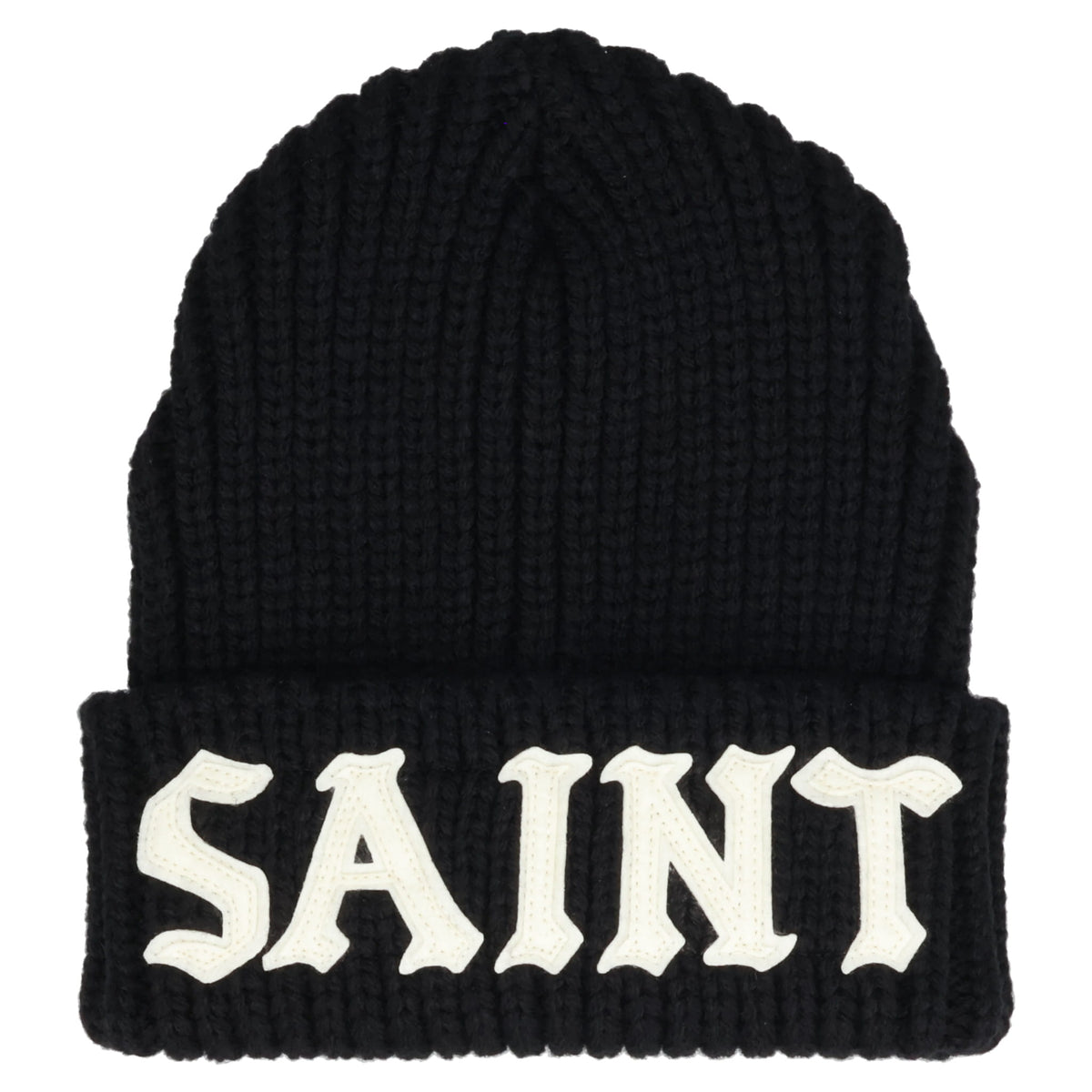 KNIT CAP/SAINT / BLACK
