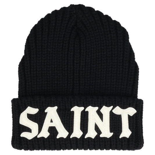 KNIT CAP/SAINT / BLACK