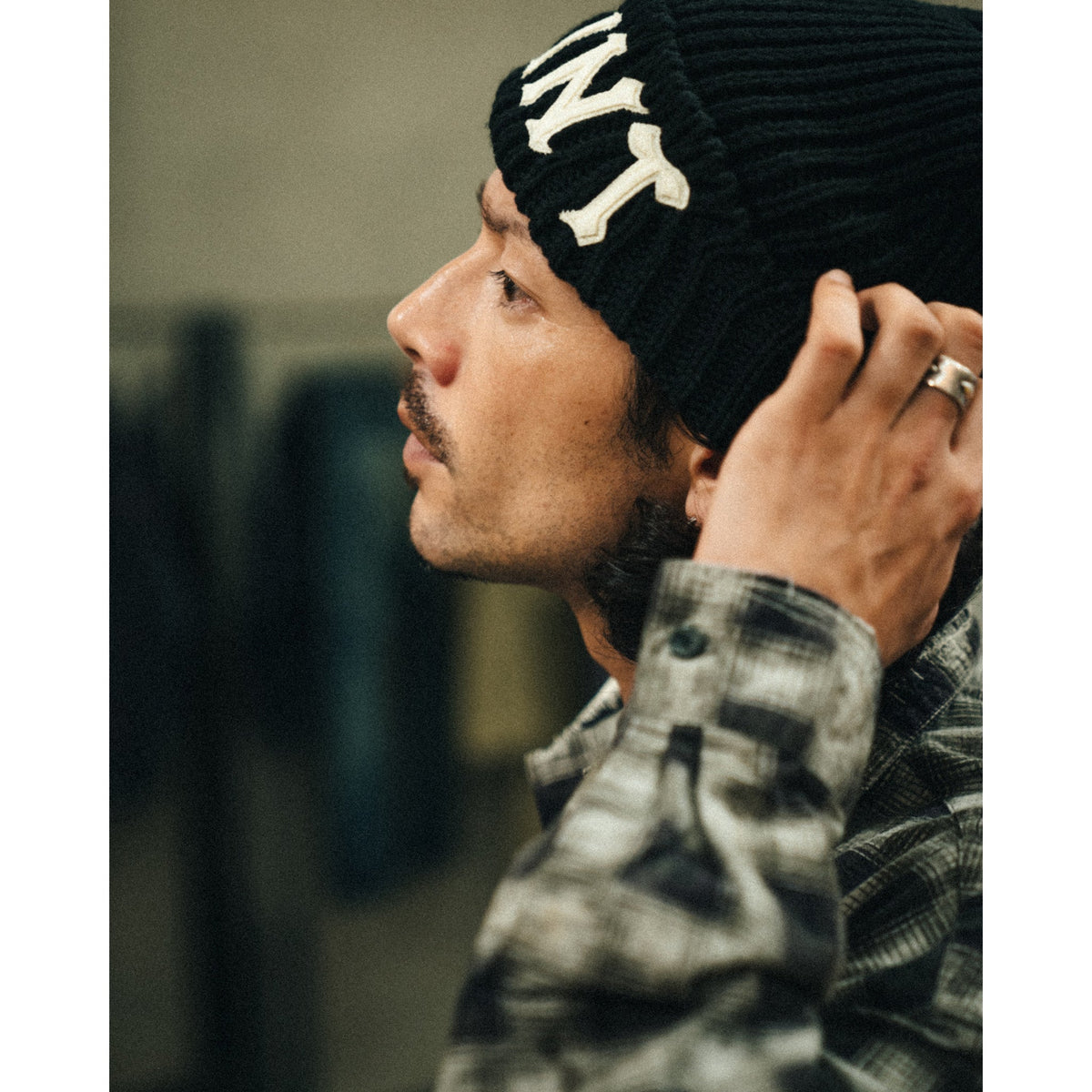 KNIT CAP/SAINT / BLACK