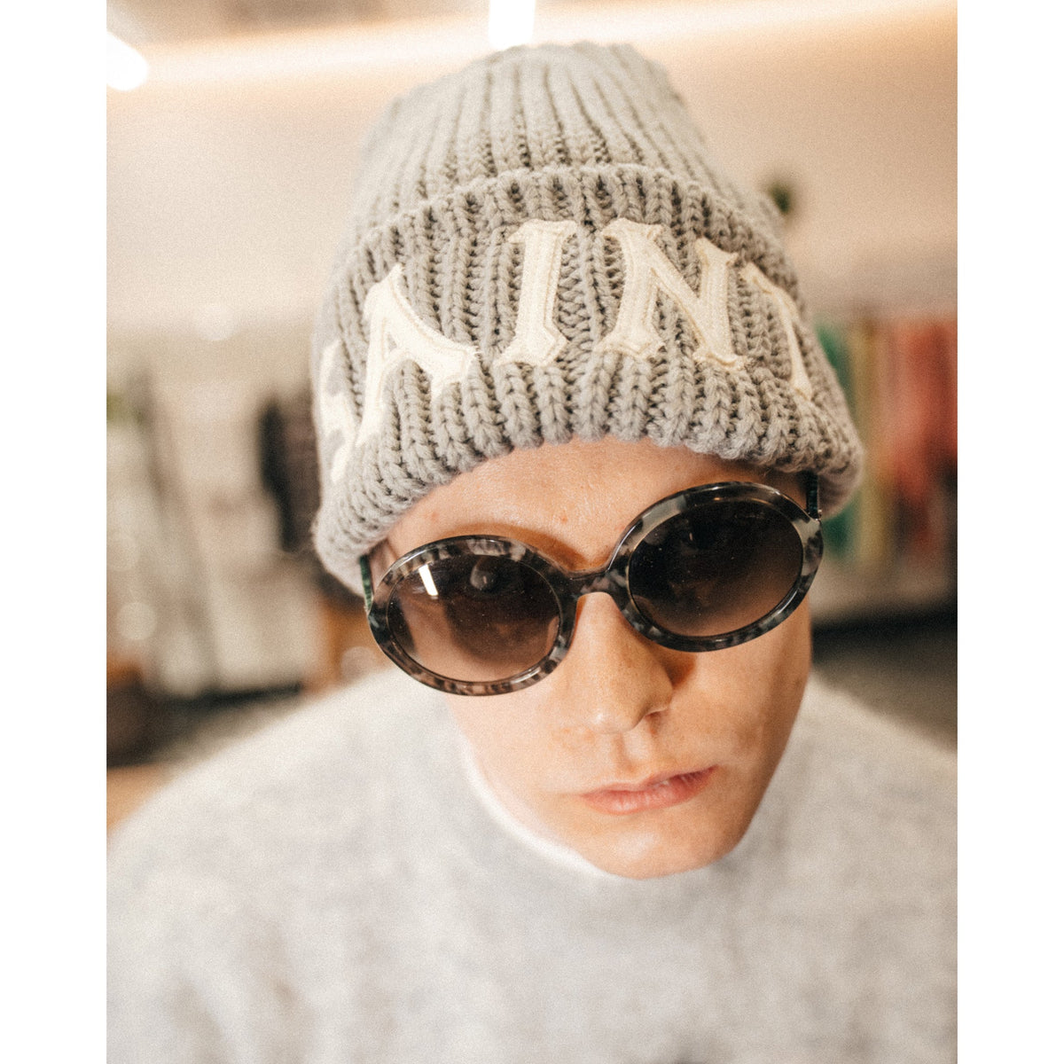 KNIT CAP/SAINT / GRAY