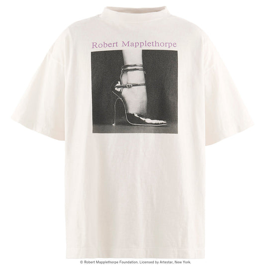 SAINT Mxxxxxx_Robert Mapplethorpe MT_SS T-SHIRT/MELODYSHOE / WHITE
