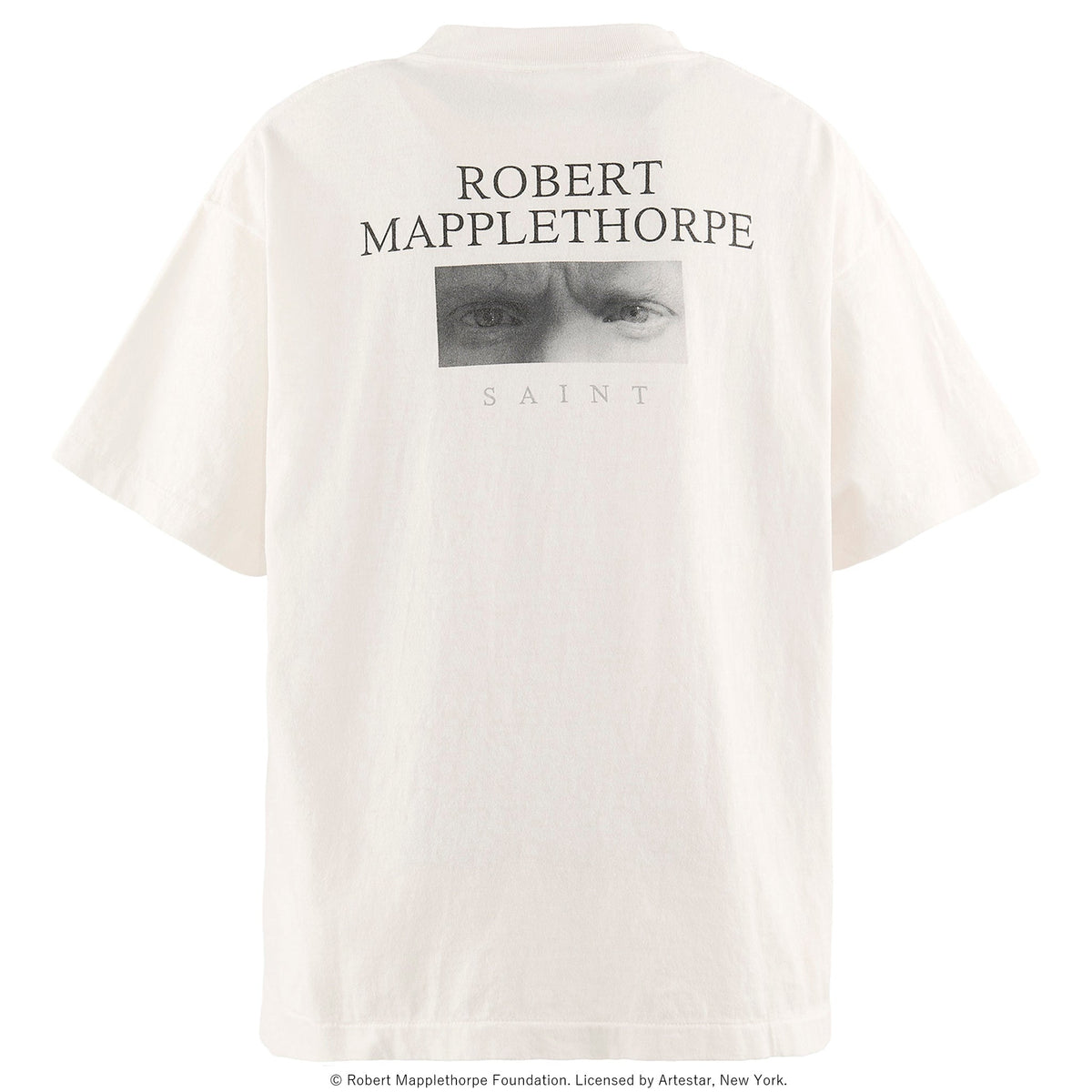 SAINT Mxxxxxx_Robert Mapplethorpe MT_SS T-SHIRT/MELODYSHOE / WHITE