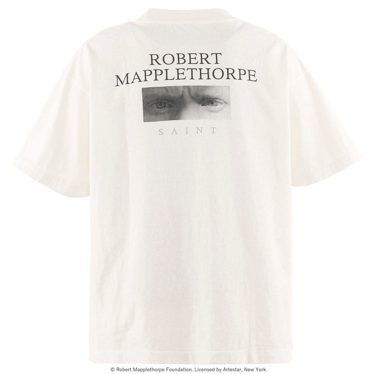 SAINT Mxxxxxx_Robert Mapplethorpe MT_SS T-SHIRT/CALLA LILY / WHITE