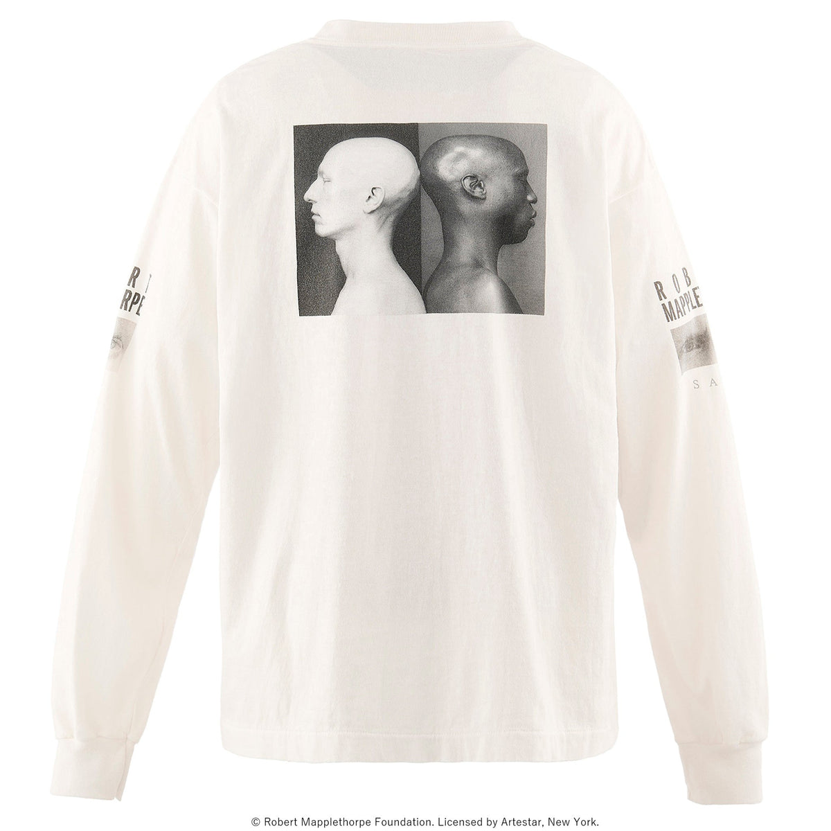 SAINT Mxxxxxx_Robert Mapplethorpe MT_LS T-SHIRT/KENMOODY / WHITE