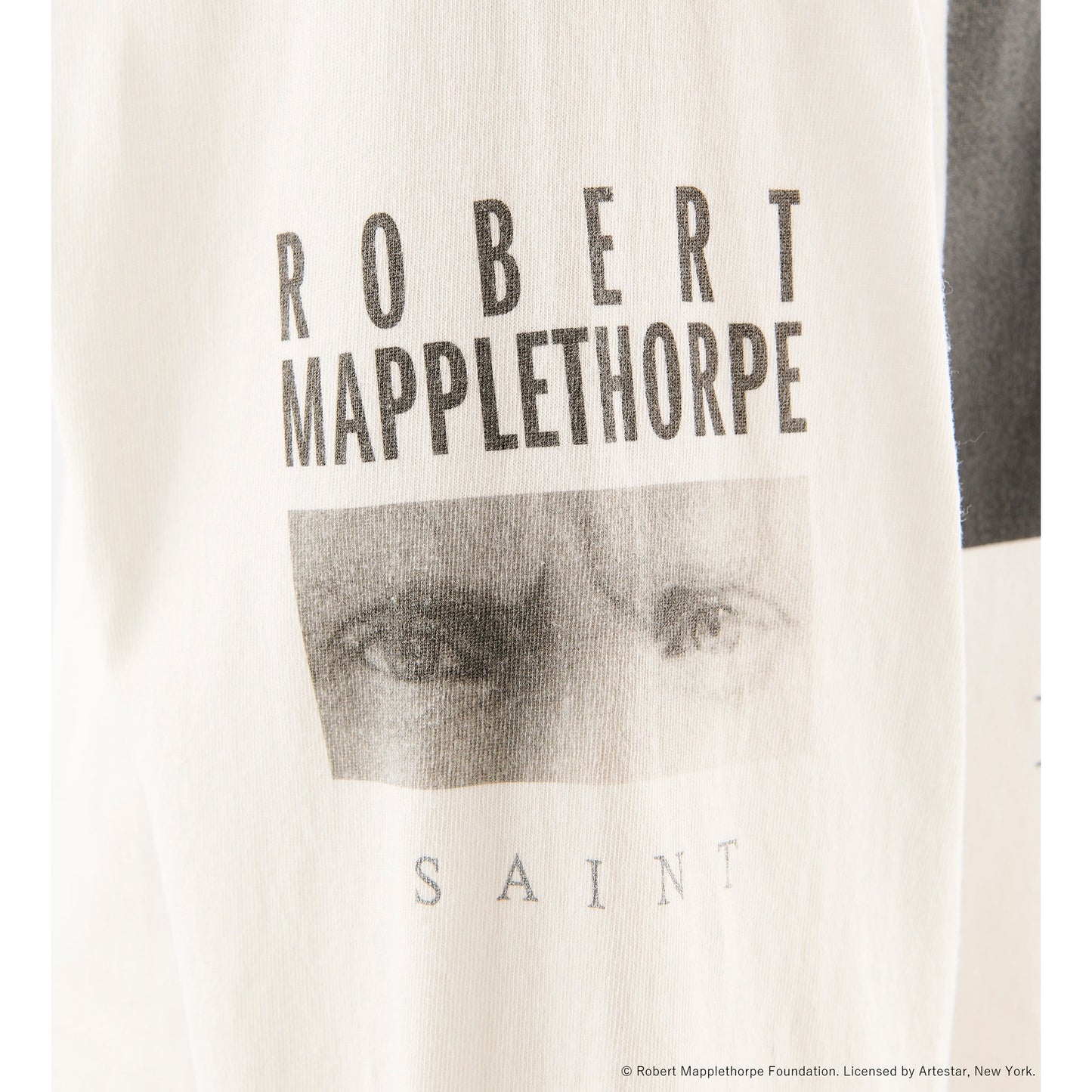 SAINT Mxxxxxx_Robert Mapplethorpe MT_LS T-SHIRT/KENMOODY / WHITE