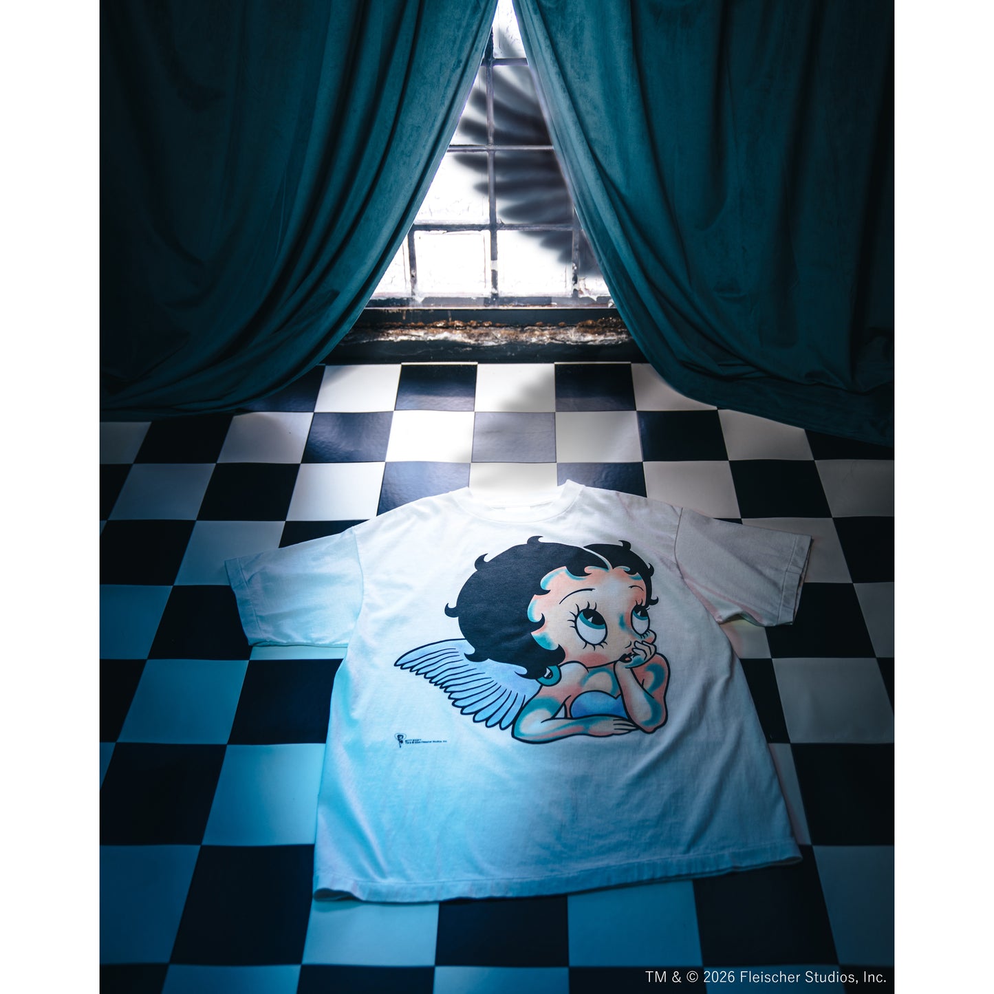 SAINT Mxxxxxx x Betty Boop™ BTY_SS T-SHIRT/ANGEL / WHITE