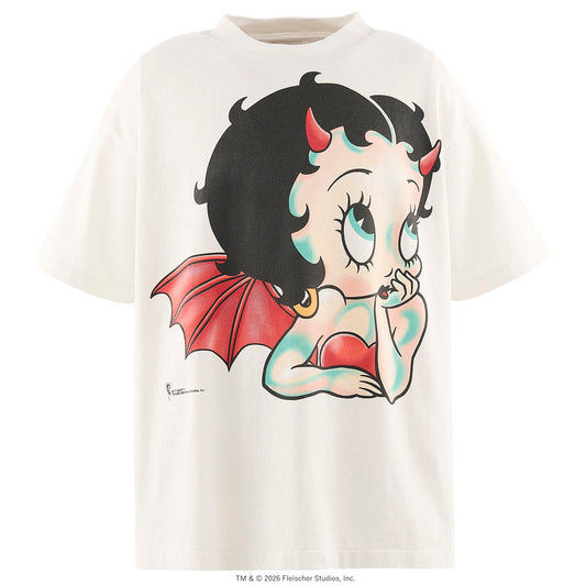 SAINT Mxxxxxx x Betty Boop™ BTY_SS T-SHIRT/DEVIL / WHITE