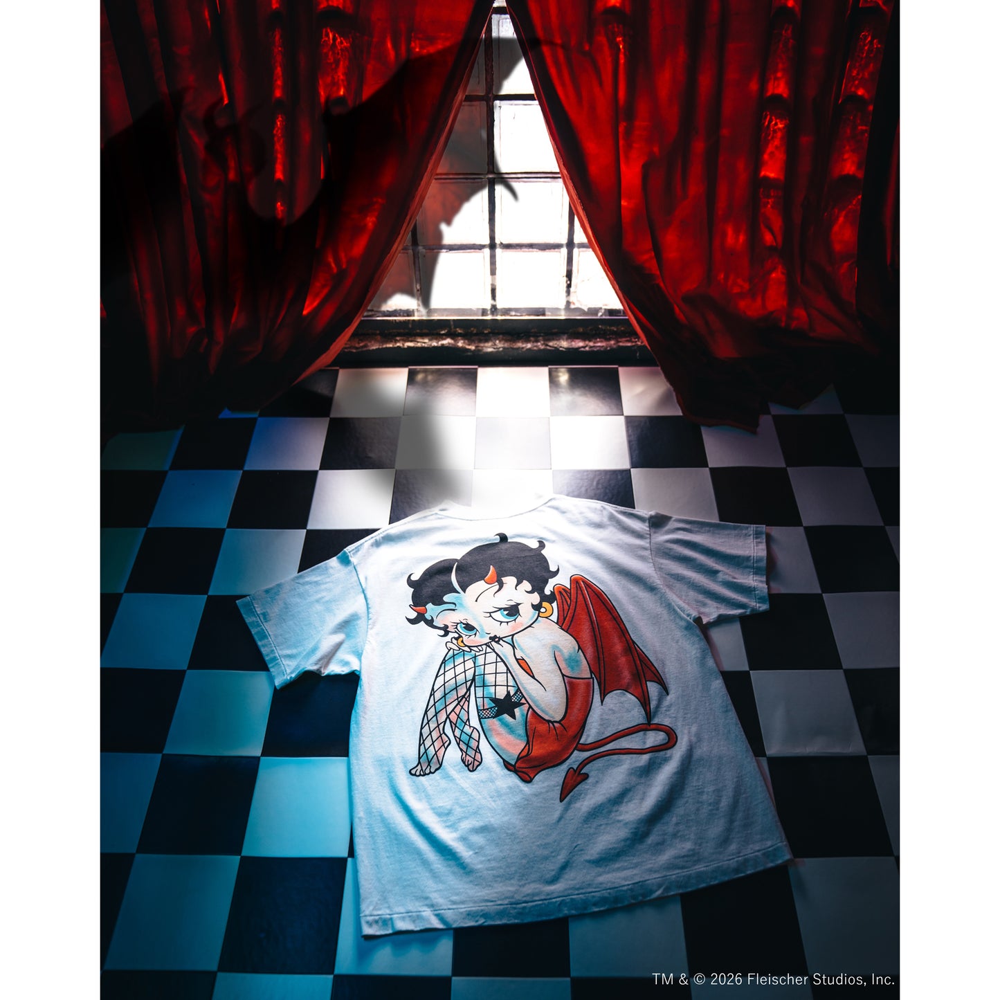 SAINT Mxxxxxx x Betty Boop™ BTY_SS T-SHIRT/DEVIL / WHITE