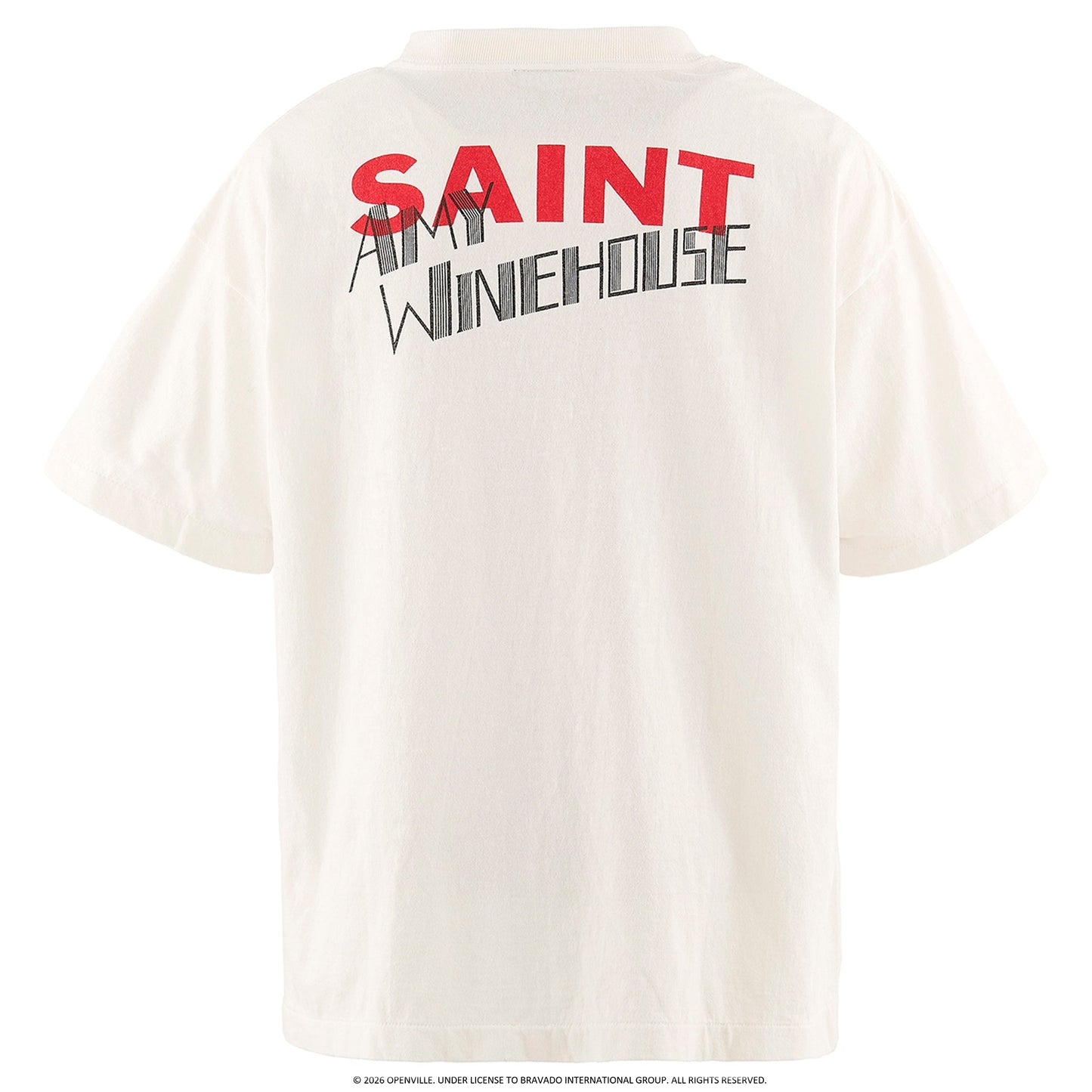 SAINT Mxxxxxx x Amy Winehouse AMY_SS T-SHIRT/BACK TO BLK / WHITE