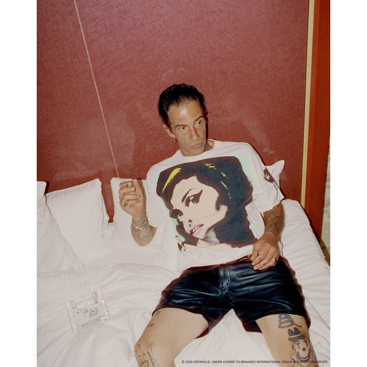 SAINT Mxxxxxx x Amy Winehouse AMY_SS T-SHIRT/BACK TO BLK / WHITE