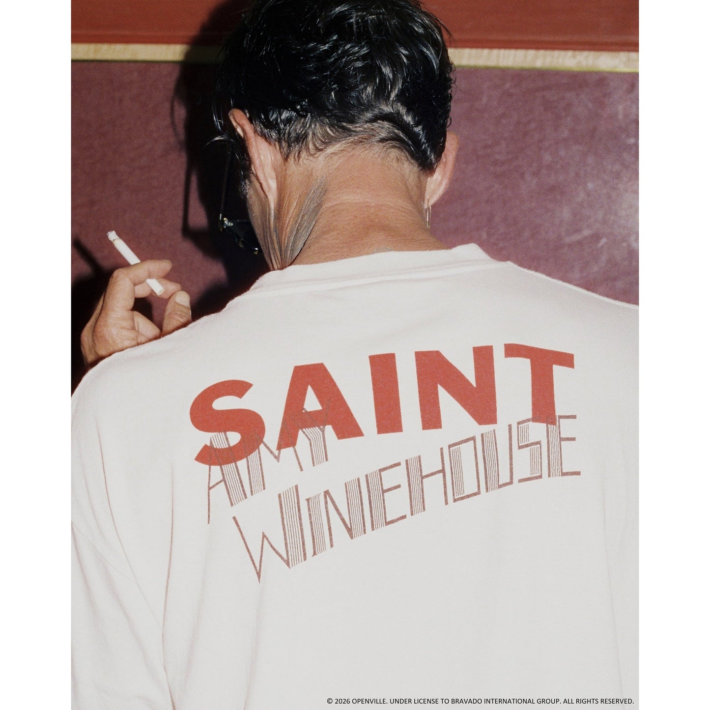 SAINT Mxxxxxx x Amy Winehouse AMY_SS T-SHIRT/BACK TO BLK / WHITE