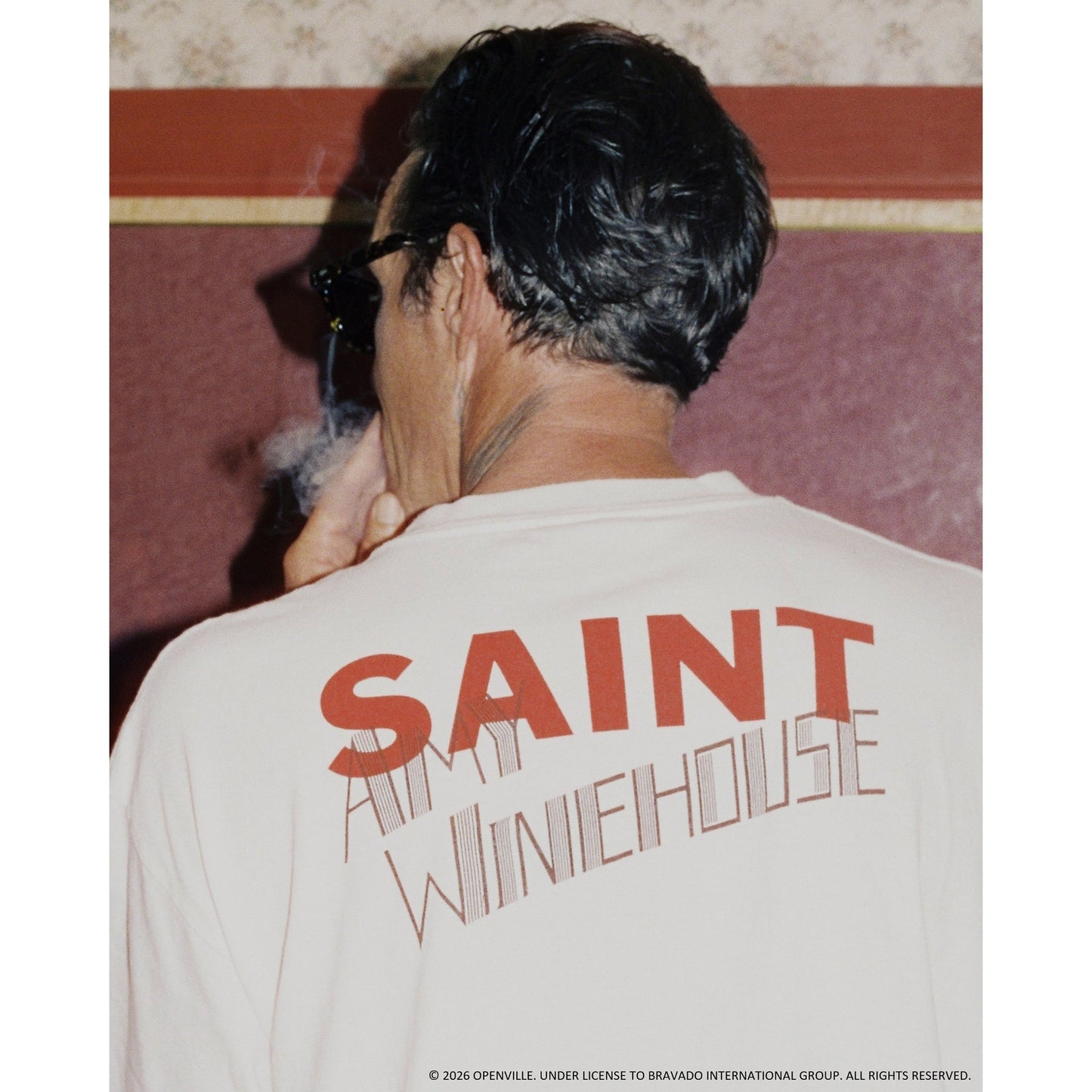 SAINT Mxxxxxx x Amy Winehouse AMY_SS T-SHIRT/BACK TO BLK / WHITE