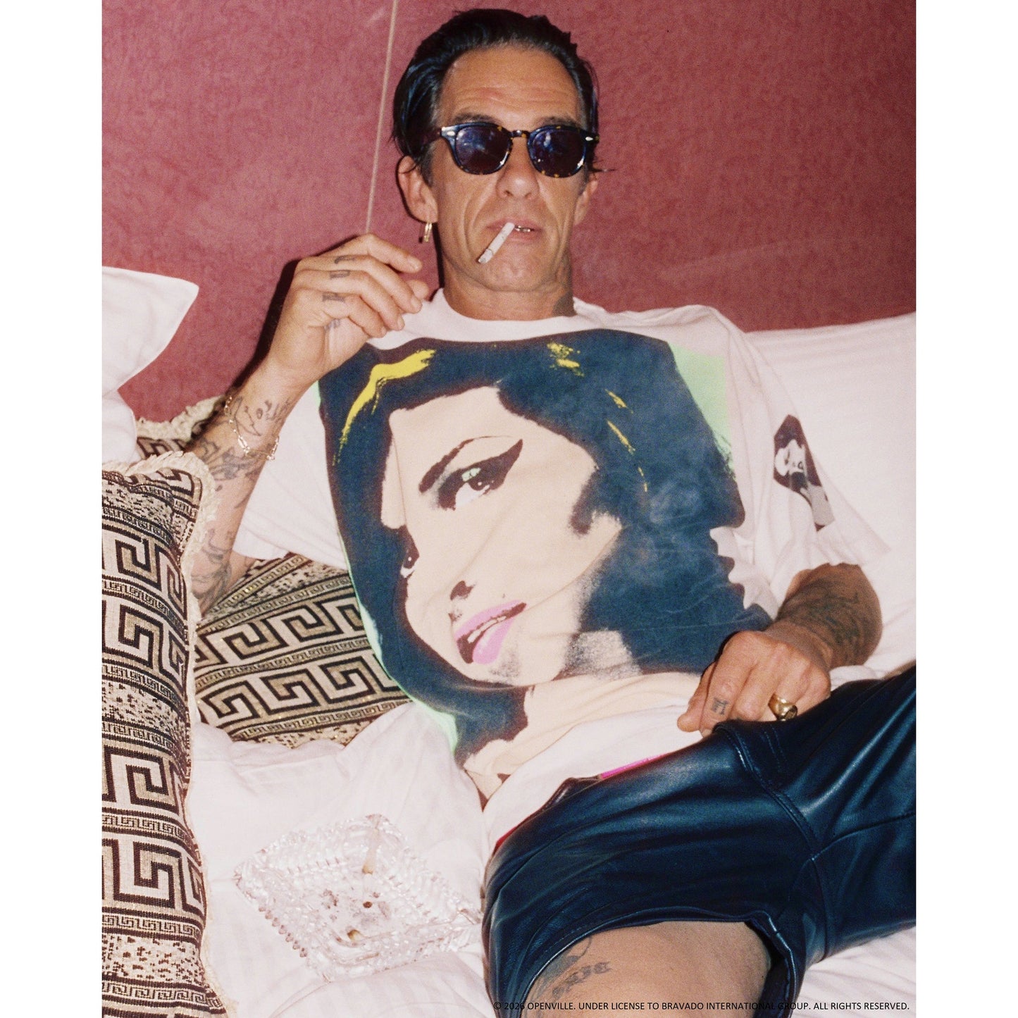 SAINT Mxxxxxx x Amy Winehouse AMY_SS T-SHIRT/BACK TO BLK / WHITE