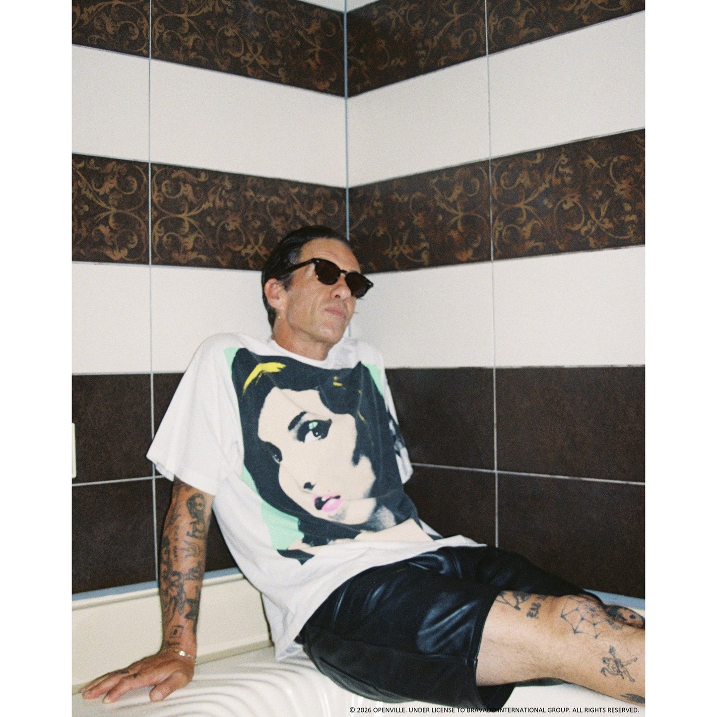 SAINT Mxxxxxx x Amy Winehouse AMY_SS T-SHIRT/BACK TO BLK / WHITE
