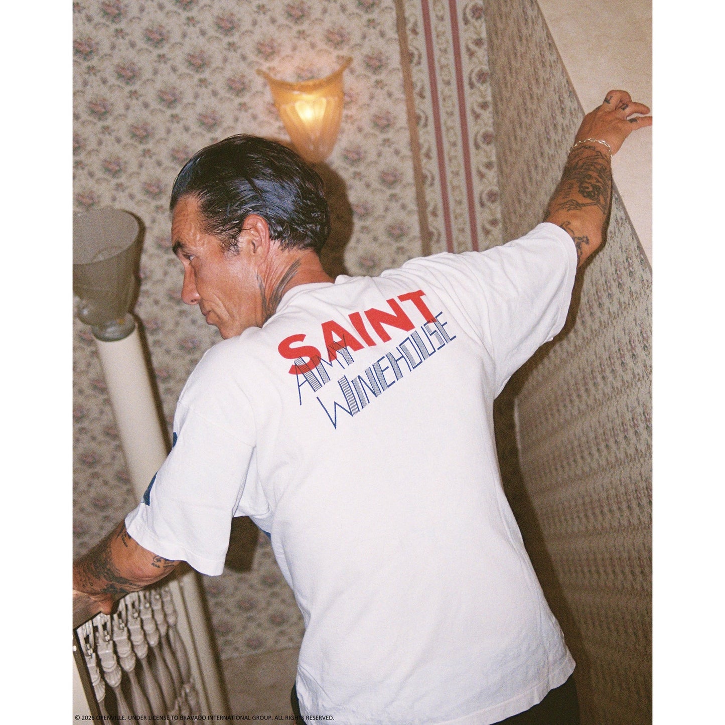 SAINT Mxxxxxx x Amy Winehouse AMY_SS T-SHIRT/BACK TO BLK / WHITE