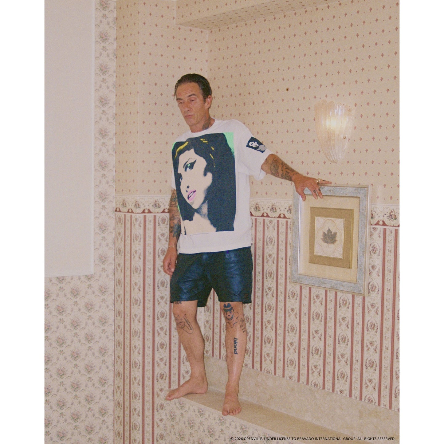 SAINT Mxxxxxx x Amy Winehouse AMY_SS T-SHIRT/BACK TO BLK / WHITE
