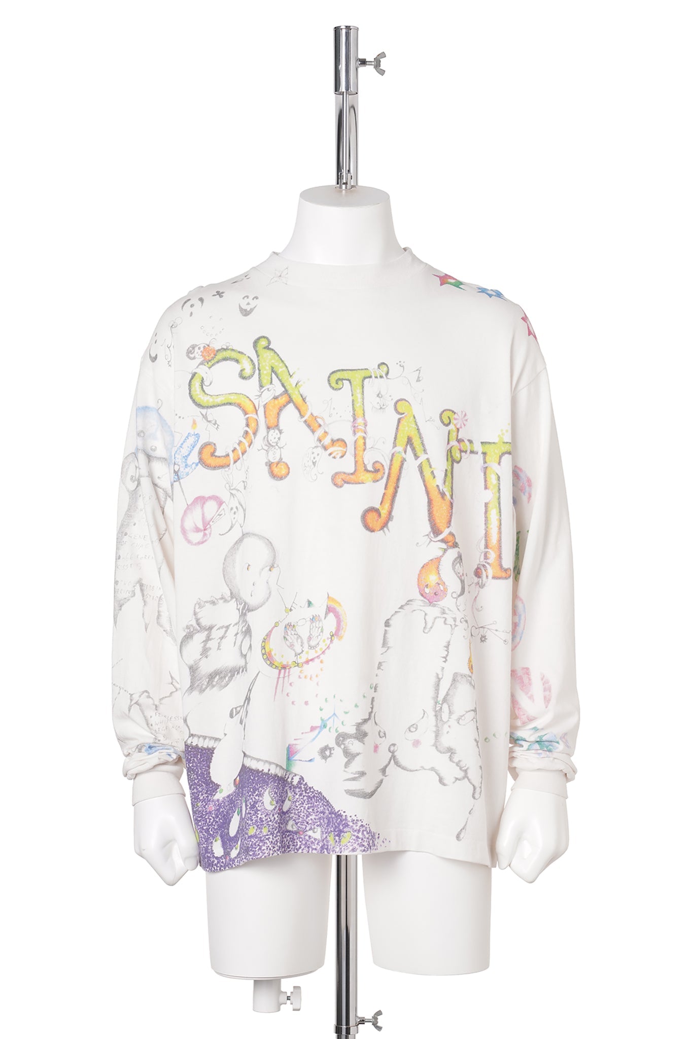 SAINT Mxxxxxx x Coco Star Sims COCO_LS T-SHIRT/COCO / WHITE