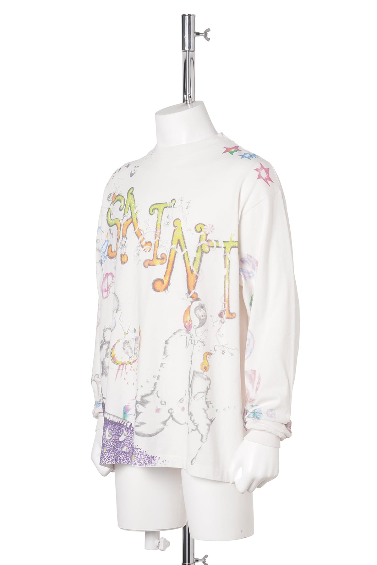 SAINT Mxxxxxx x Coco Star Sims COCO_LS T-SHIRT/COCO / WHITE
