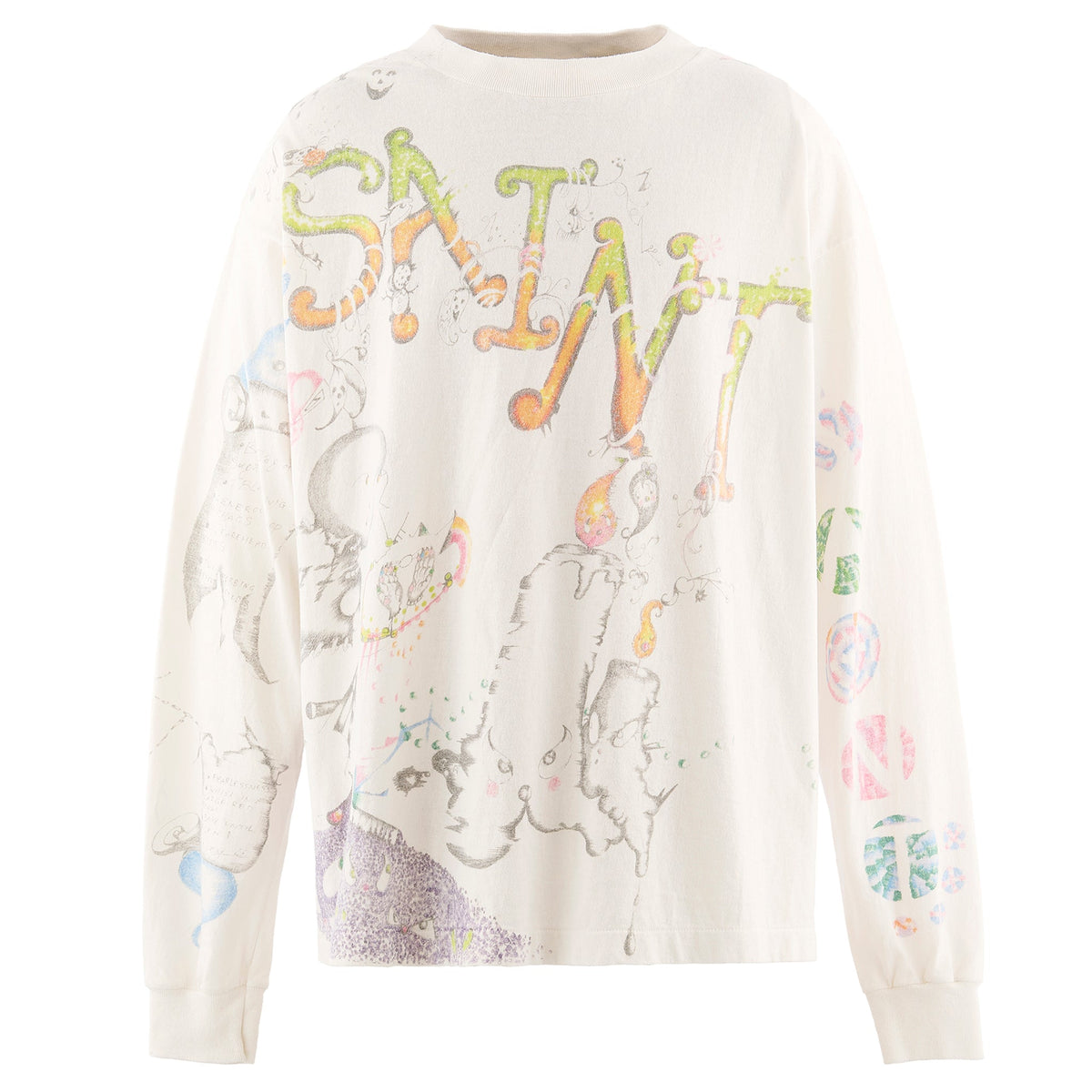 SAINT Mxxxxxx x Coco Star Sims COCO_LS T-SHIRT/COCO / WHITE