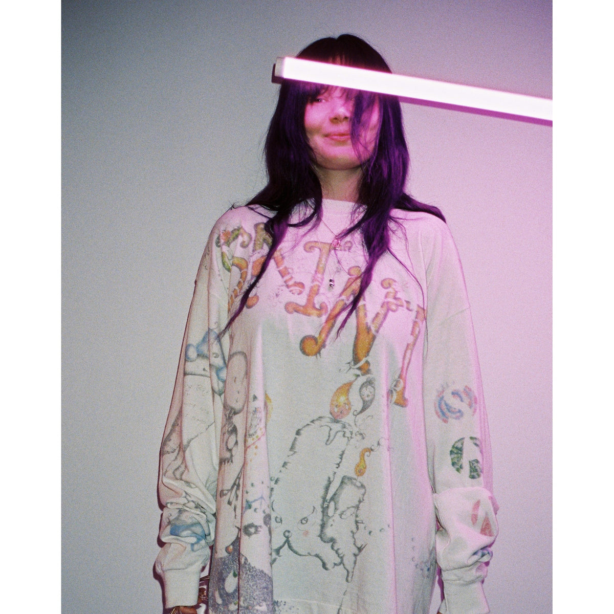 SAINT Mxxxxxx x Coco Star Sims COCO_LS T-SHIRT/COCO / WHITE