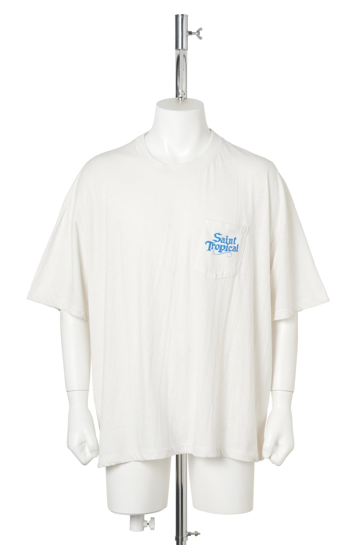 SAINT Mxxxxxx x Cafe Tropical TC_SS T-SHIRT/POCKET / WHITE