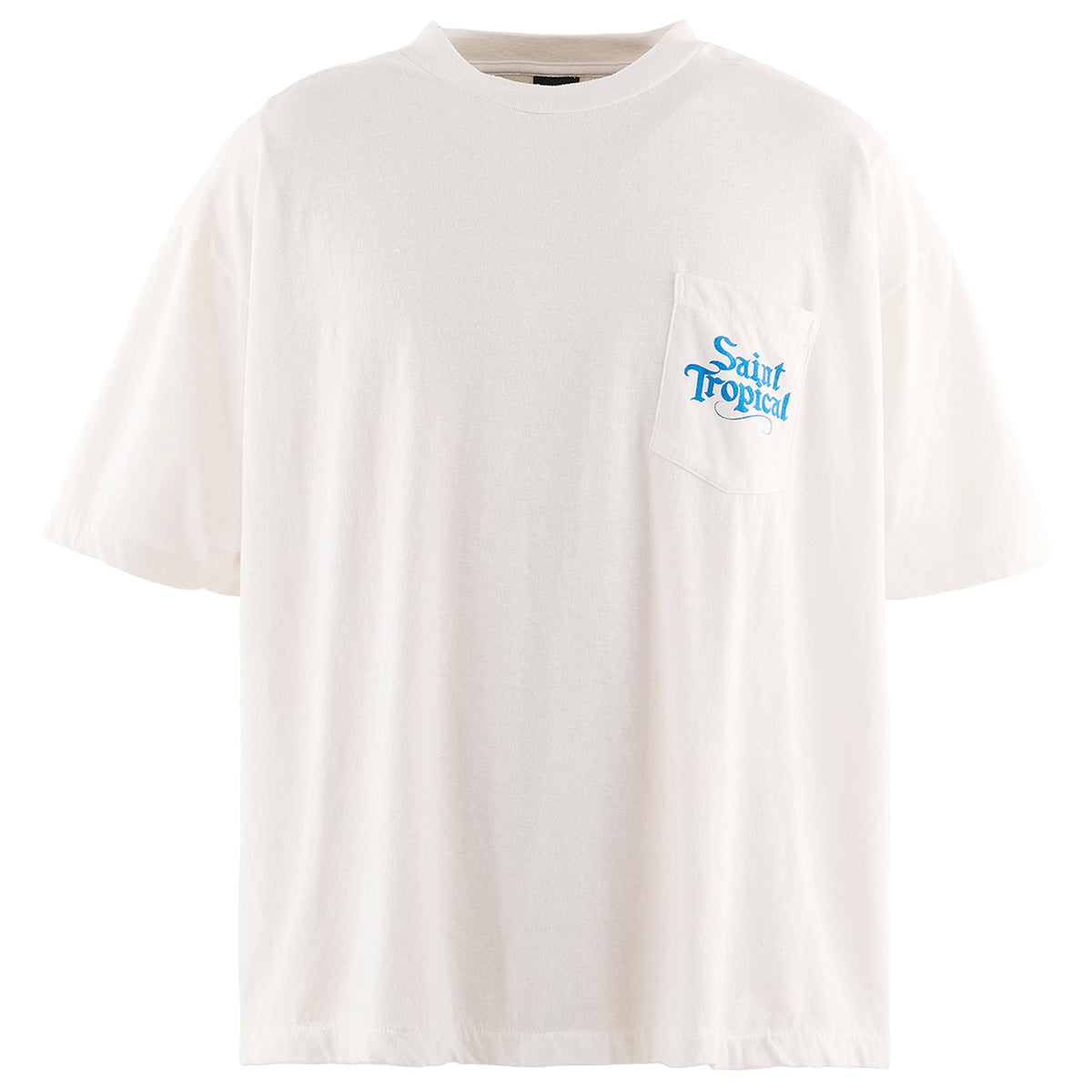 SAINT Mxxxxxx x Cafe Tropical TC_SS T-SHIRT/POCKET / WHITE