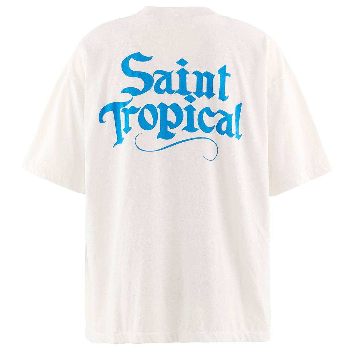 SAINT Mxxxxxx x Cafe Tropical TC_SS T-SHIRT/POCKET / WHITE