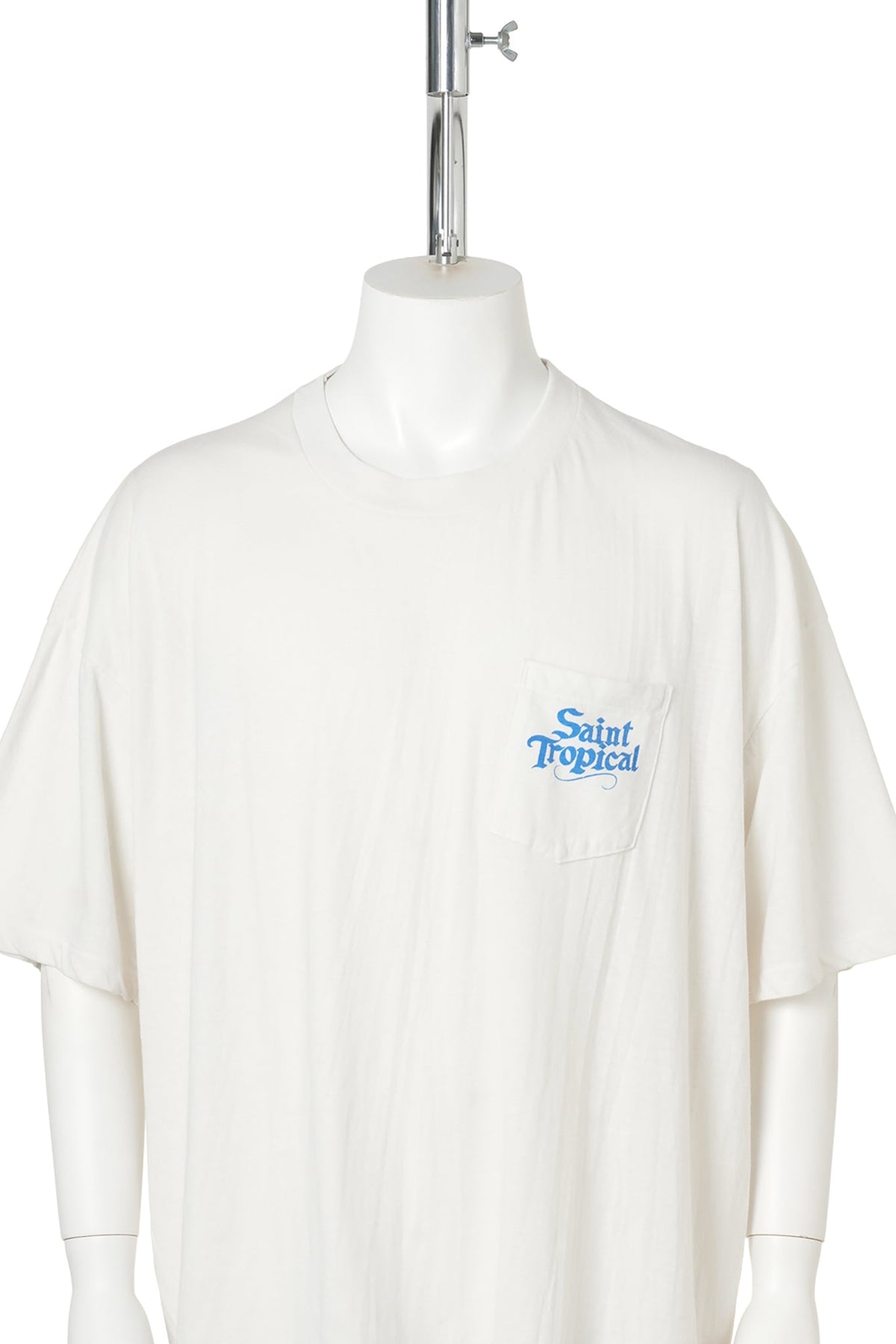 SAINT Mxxxxxx x Cafe Tropical TC_SS T-SHIRT/POCKET / WHITE