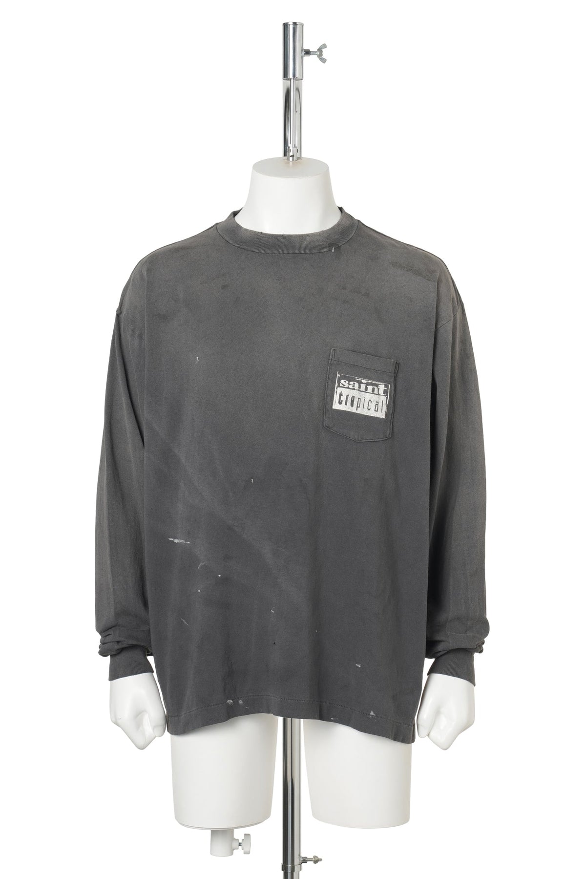 SAINT Mxxxxxx x Cafe Tropical TC_LS T-SHIRT/COFFEE / BLACK