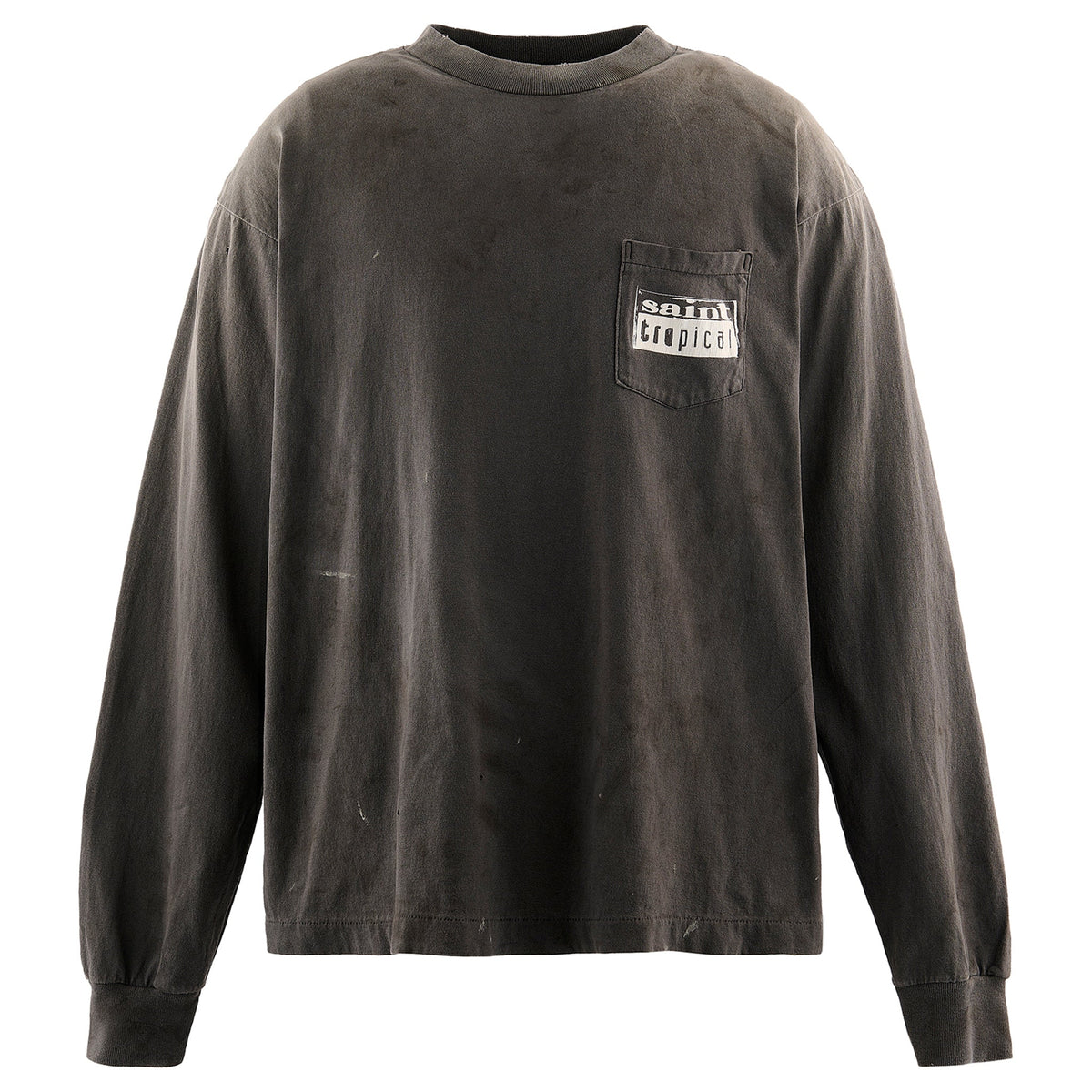 SAINT Mxxxxxx x Cafe Tropical TC_LS T-SHIRT/COFFEE / BLACK