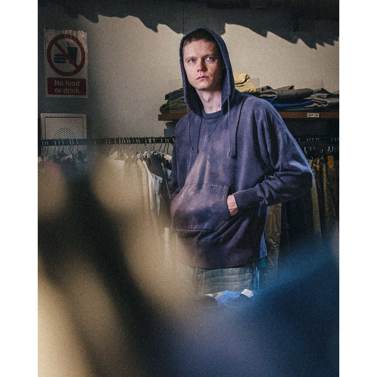SAINT Mxxxxxx x BerBerJi BBJ_AFTER HOODED HOODIE/V / NAVY