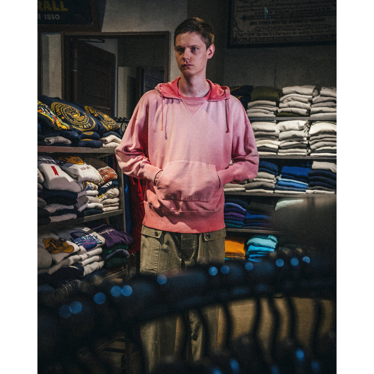 SAINT Mxxxxxx x BerBerJi BBJ_AFTER HOODED HOODIE/V / PINK