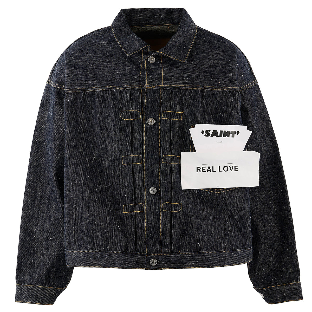 SAINT Mxxxxxx x BerBerJi BBJ_DENIM JACKET 1st/REGID / BLUE