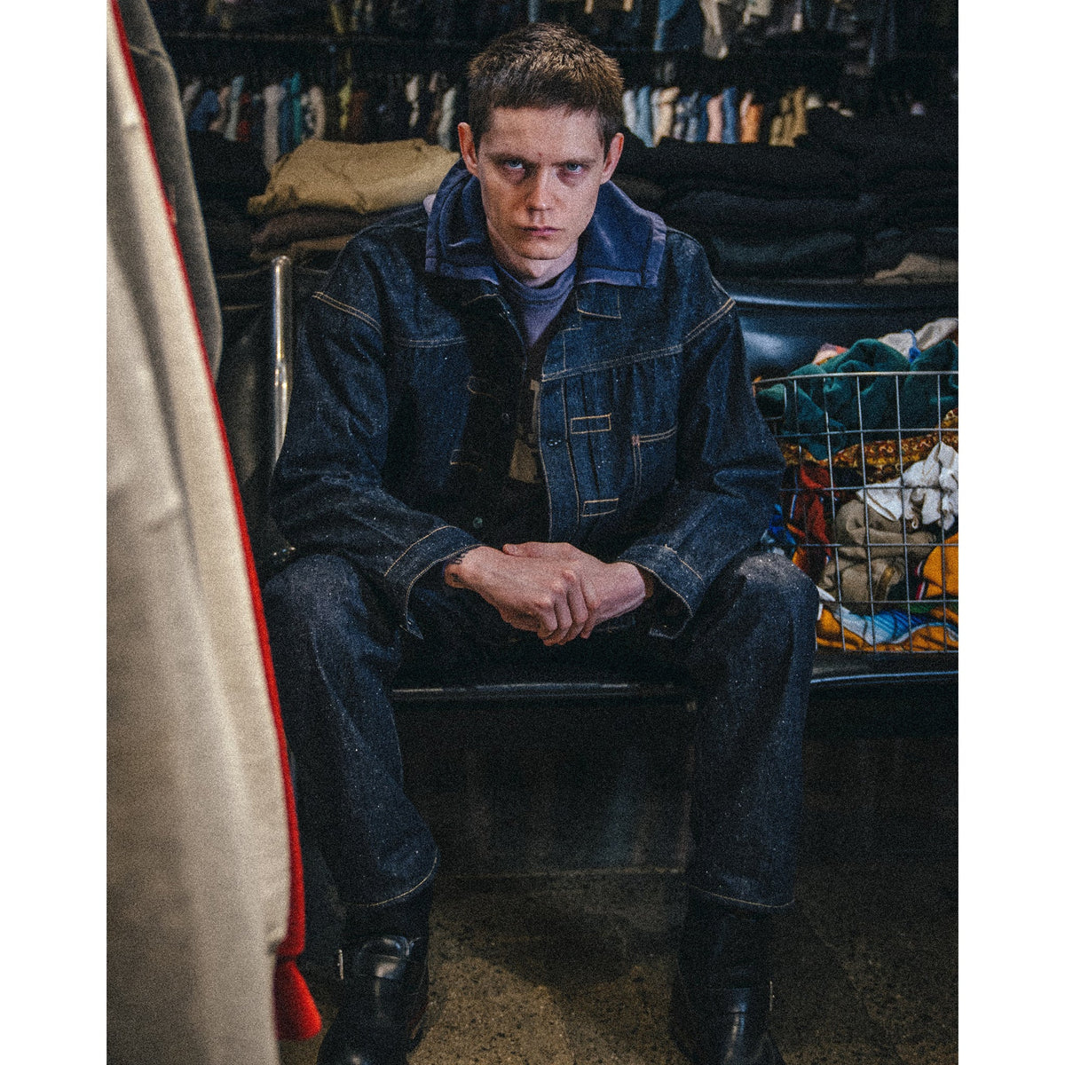 SAINT Mxxxxxx x BerBerJi BBJ_DENIM JACKET 1st/REGID / BLUE
