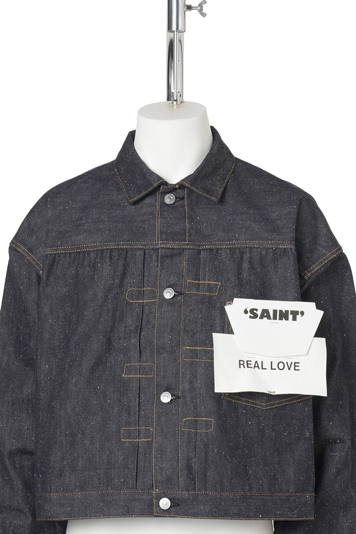 SAINT Mxxxxxx x BerBerJi BBJ_DENIM JACKET 1st/REGID / BLUE