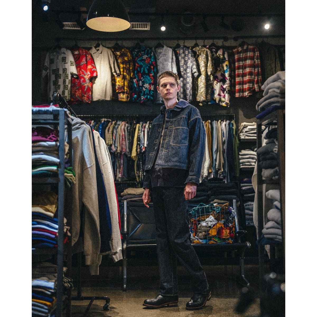 SAINT Mxxxxxx x BerBerJi BBJ_5 PKT DENIM PANTS/REGID / BLUE