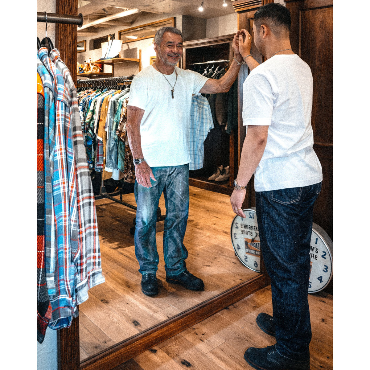 SAINT Mxxxxxx x BerBerJi BBJ_5 PKT DENIM PANTS/REGID / BLUE