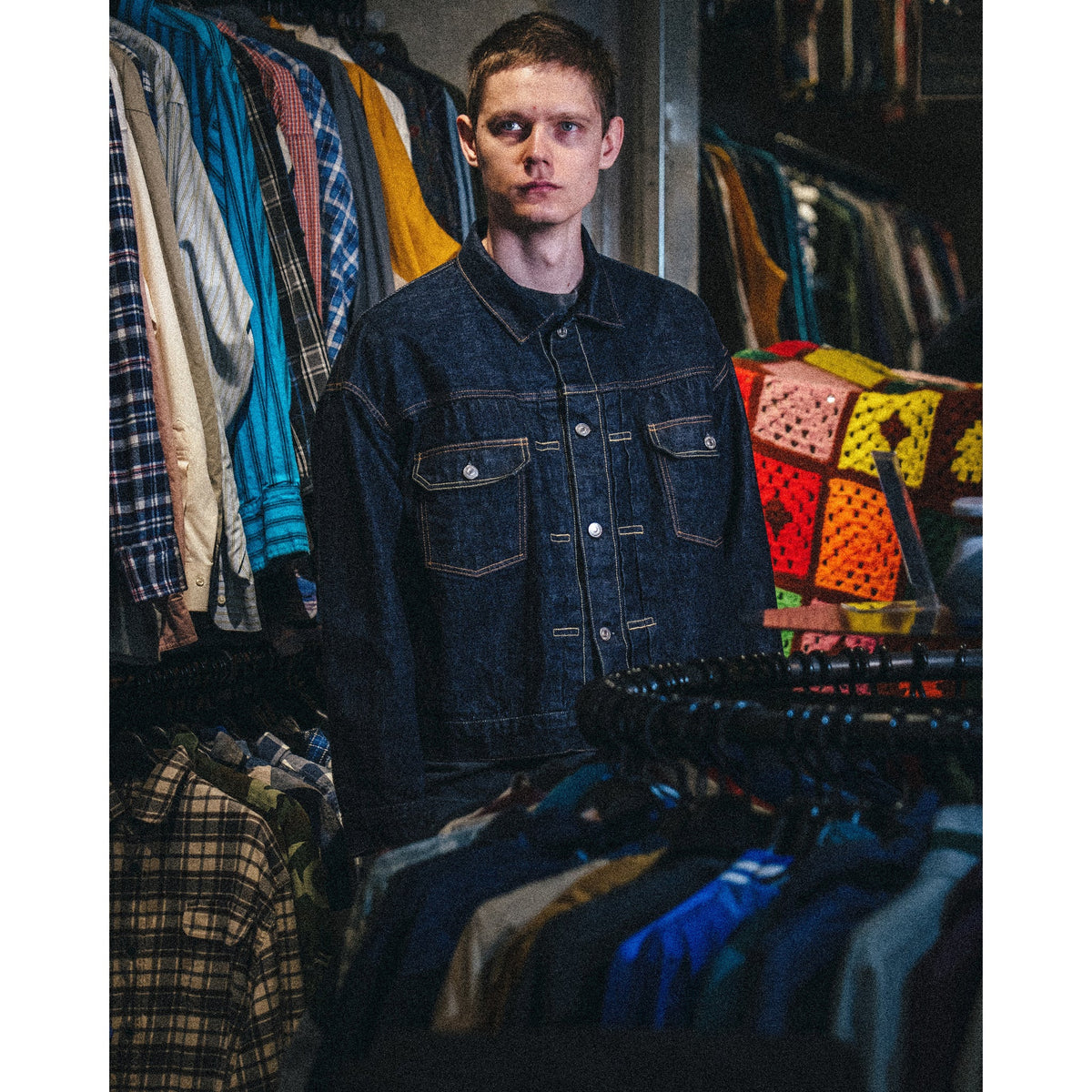 SAINT Mxxxxxx x BerBerJi BBJ_DENIM JACKET 2nd/REGID / BLUE