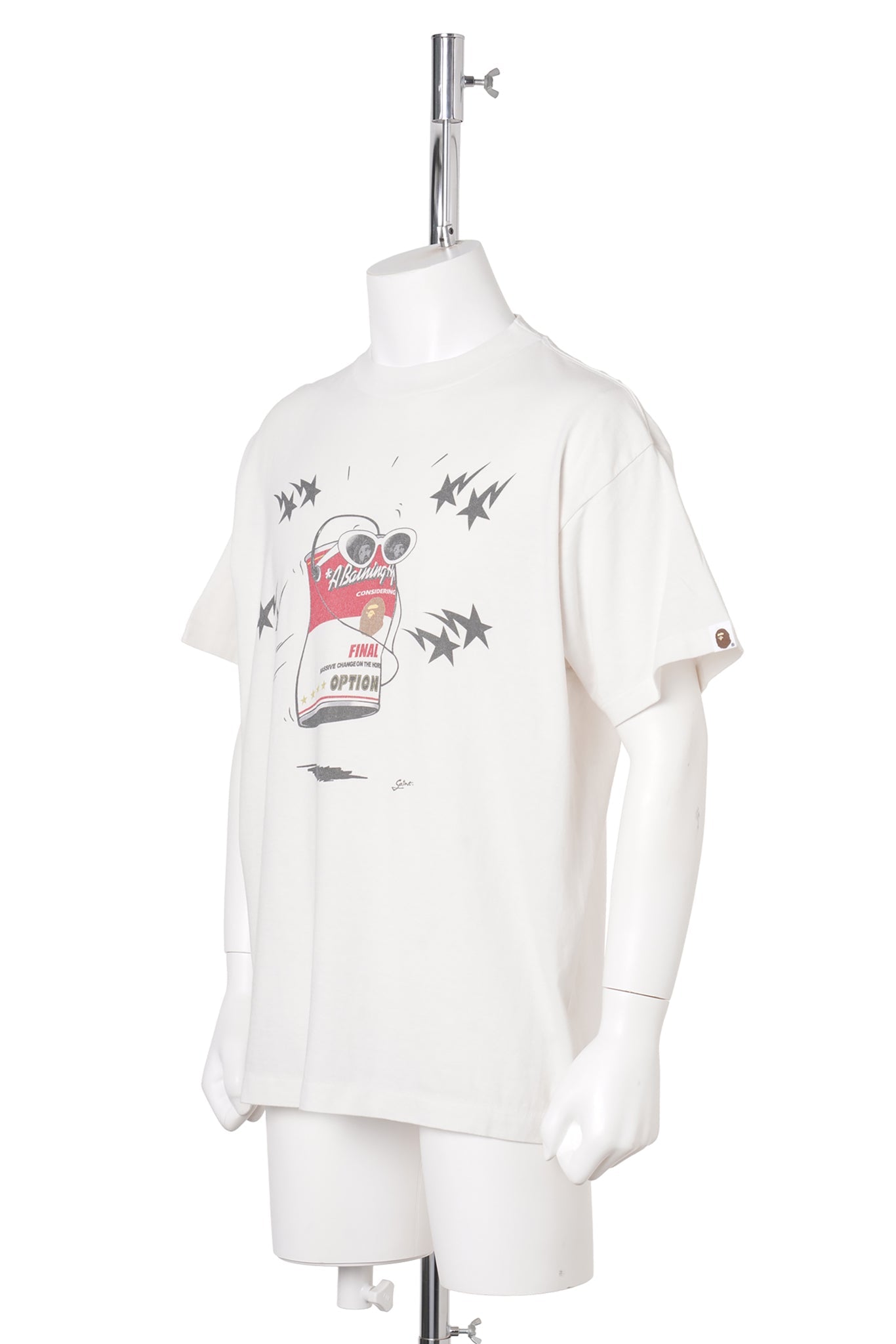 SAINT Mxxxxxx x BAPE® BAPE_SS T-SHIRT/JUMP / WHITE