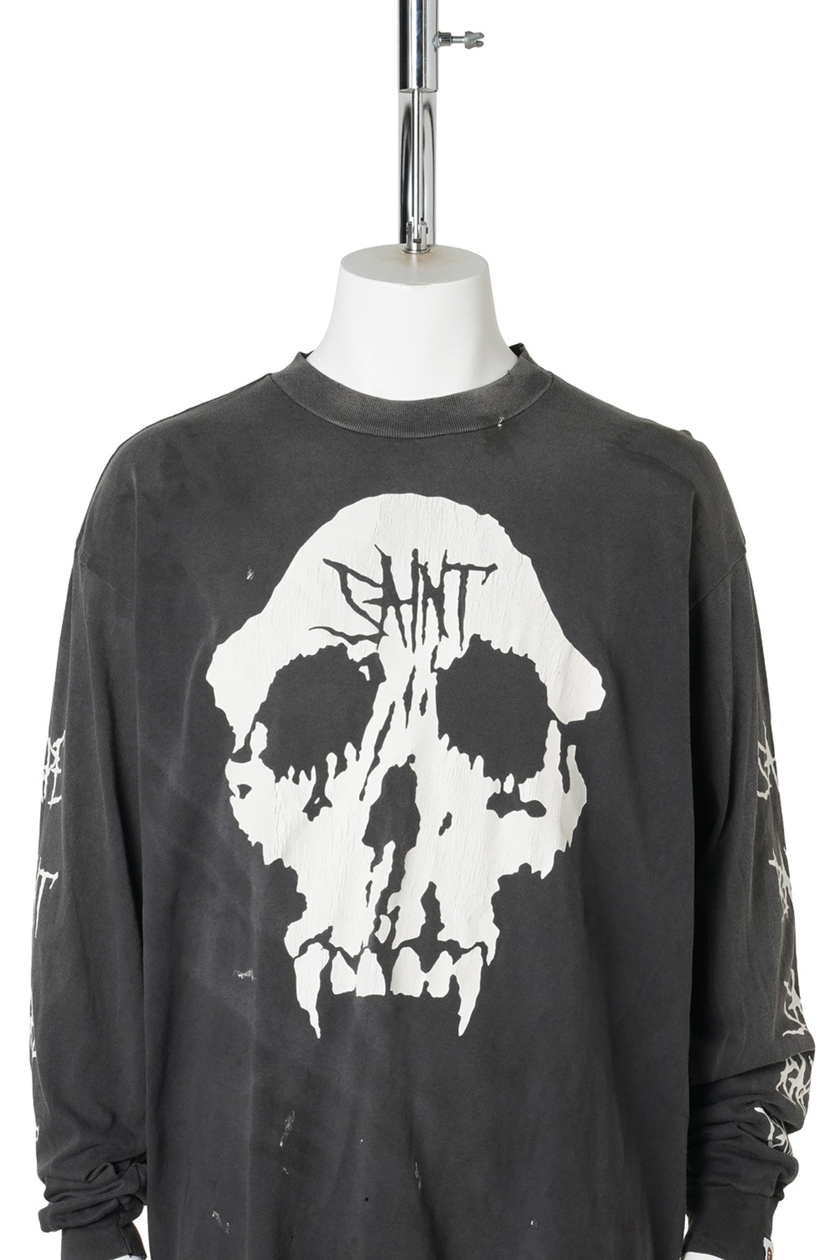 SAINT Mxxxxxx x BAPE® BAPE_LS T-SHIRT/SKULL / BLACK