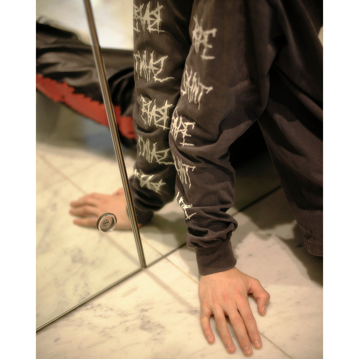 SAINT Mxxxxxx x BAPE® BAPE_LS T-SHIRT/SKULL / BLACK