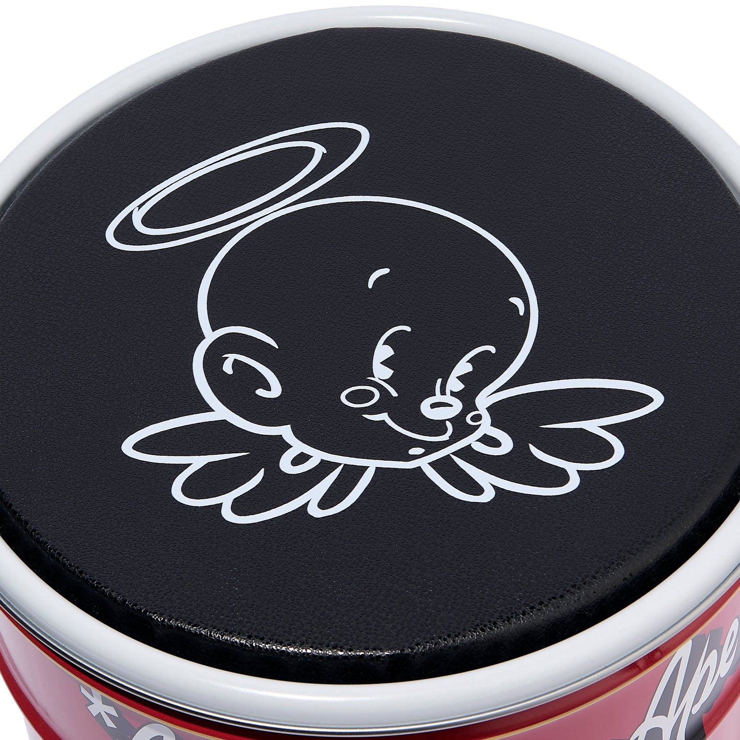 SAINT Mxxxxxx x BAPE® BAPE_CAN STOOL / WHITE+RED