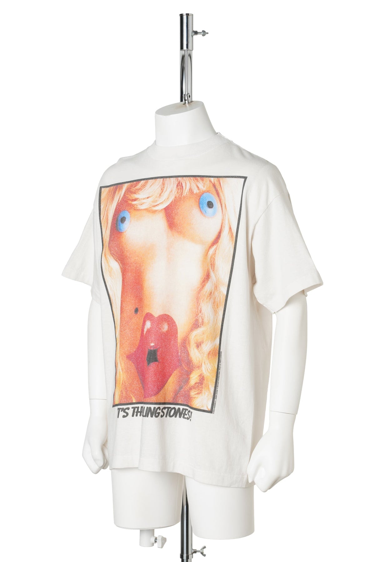 SAINT Mxxxxxx x The Rolling Stones TRS_SS T-SHIRT/BODY / WHITE