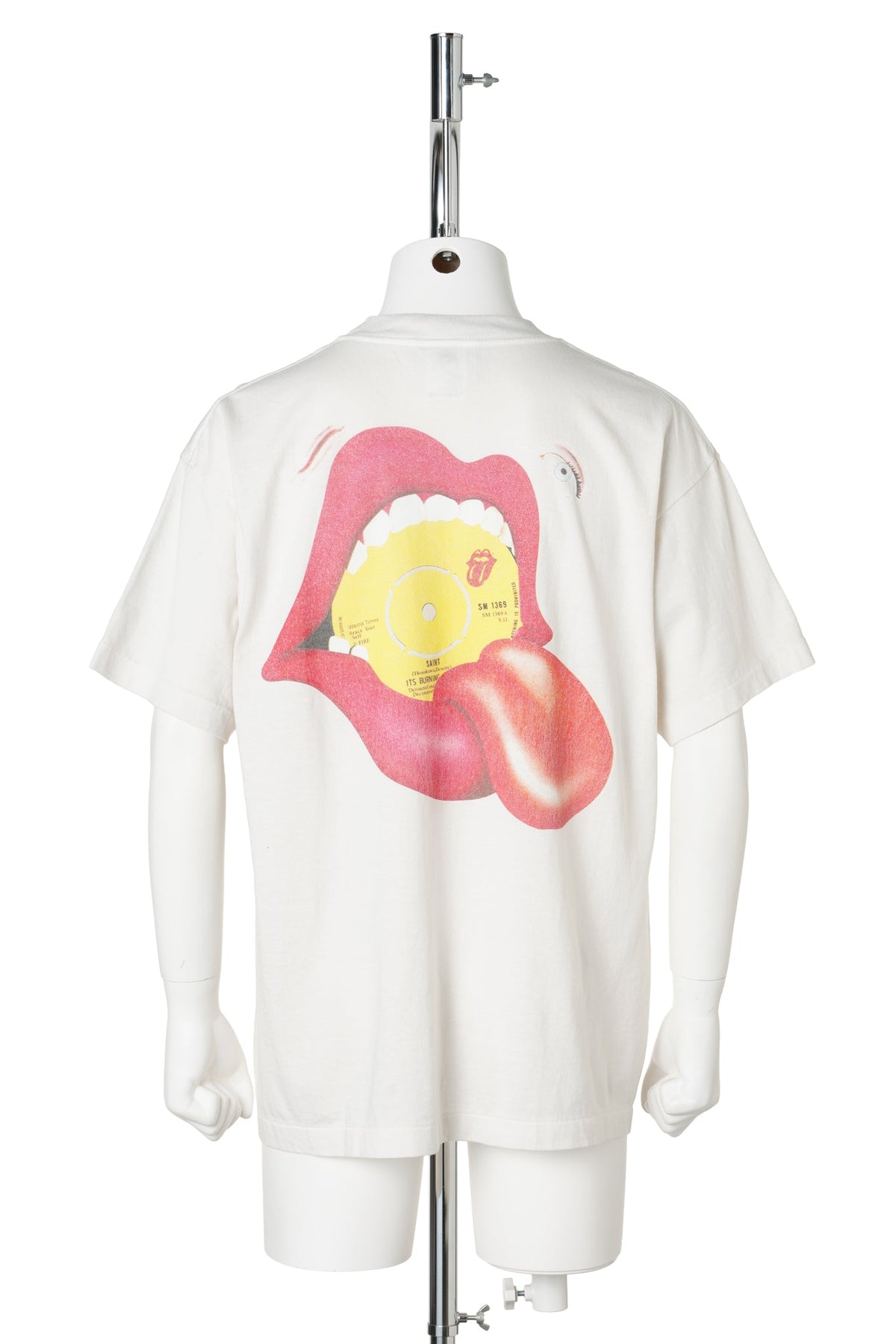 SAINT Mxxxxxx x The Rolling Stones TRS_SS T-SHIRT/BODY / WHITE
