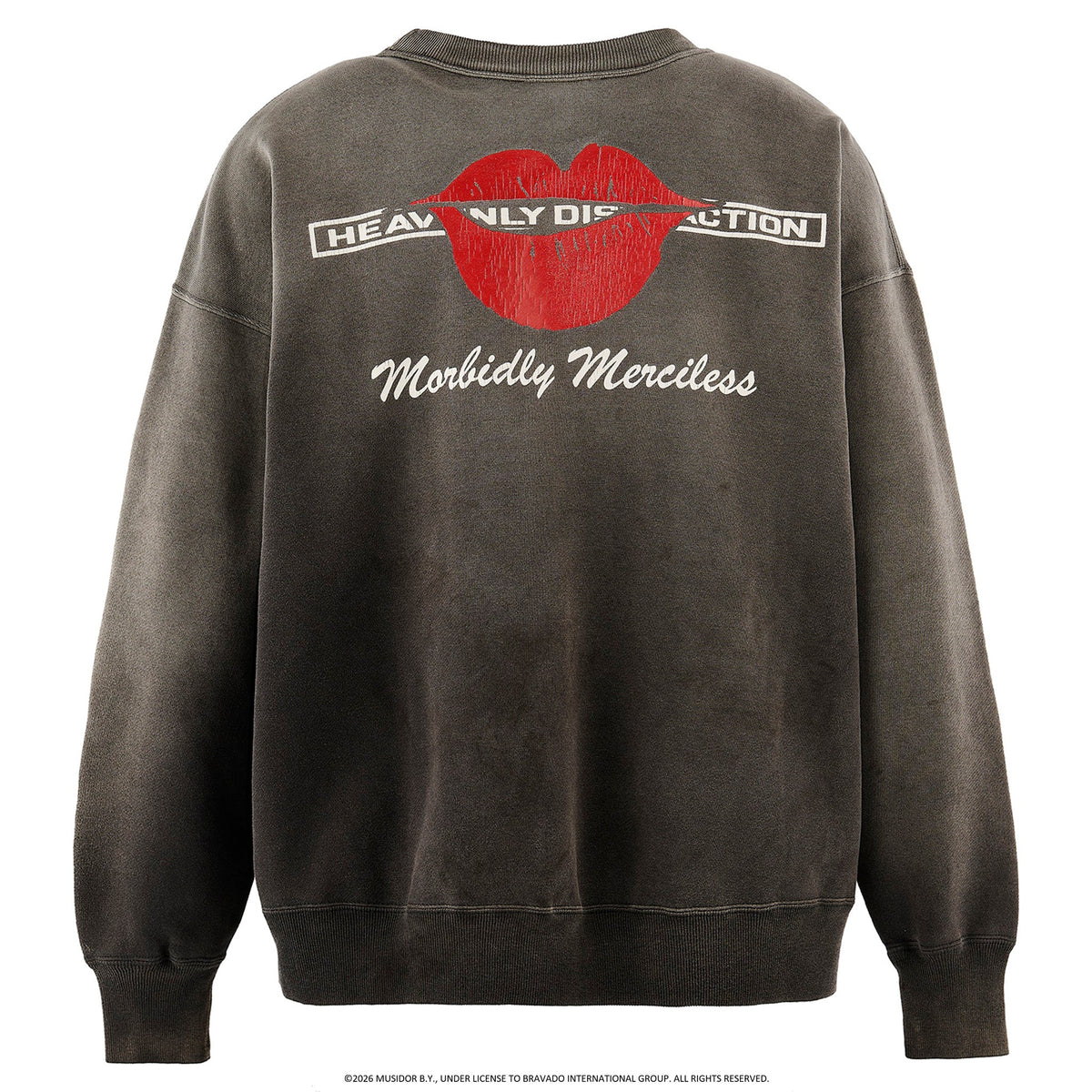 SAINT Mxxxxxx x The Rolling Stones TRS_CRW N SWEAT/LIPS&TOHGUE / BLACK